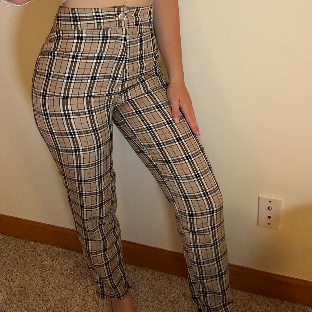 plaid pants